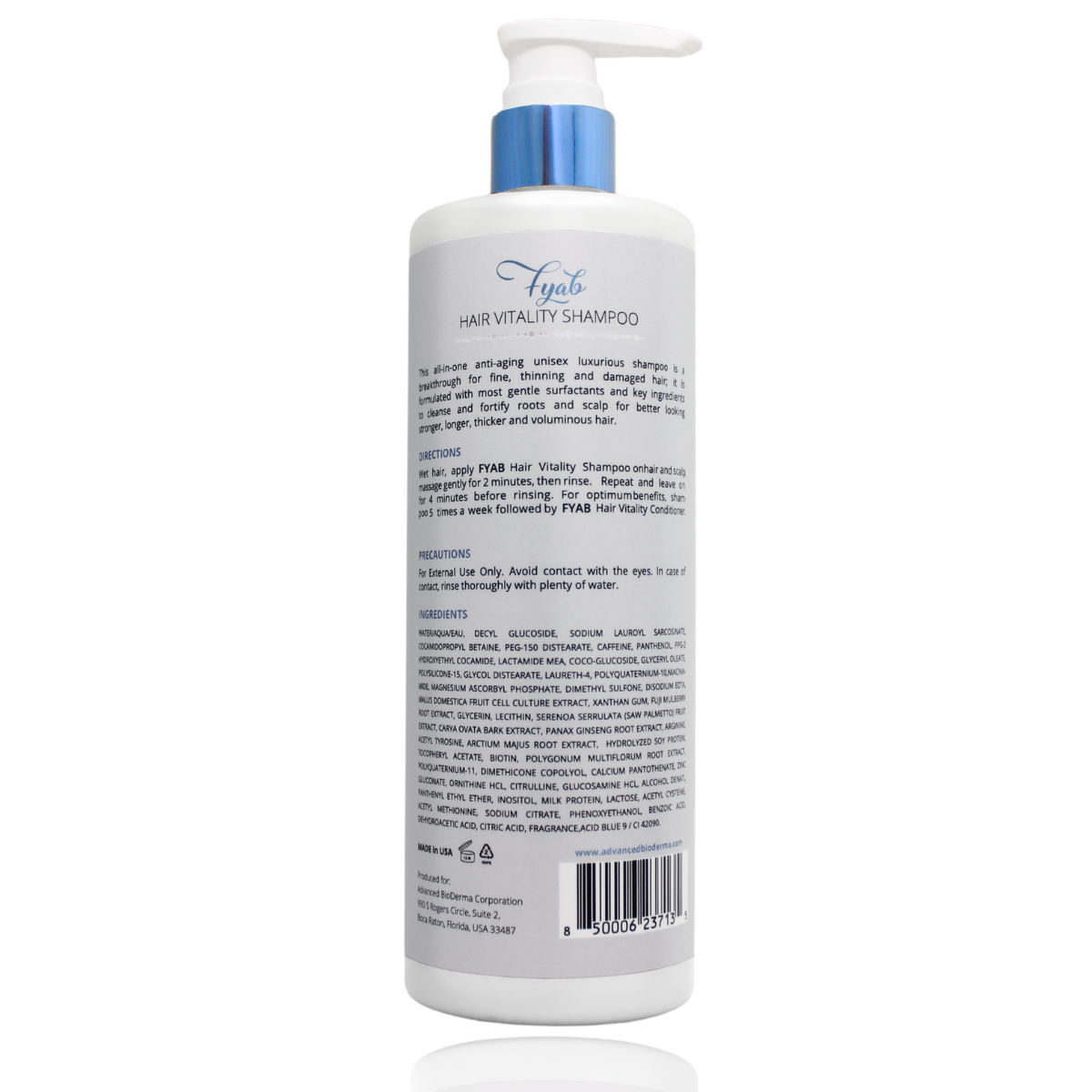 Hair Vitality Shampoo - 500mL